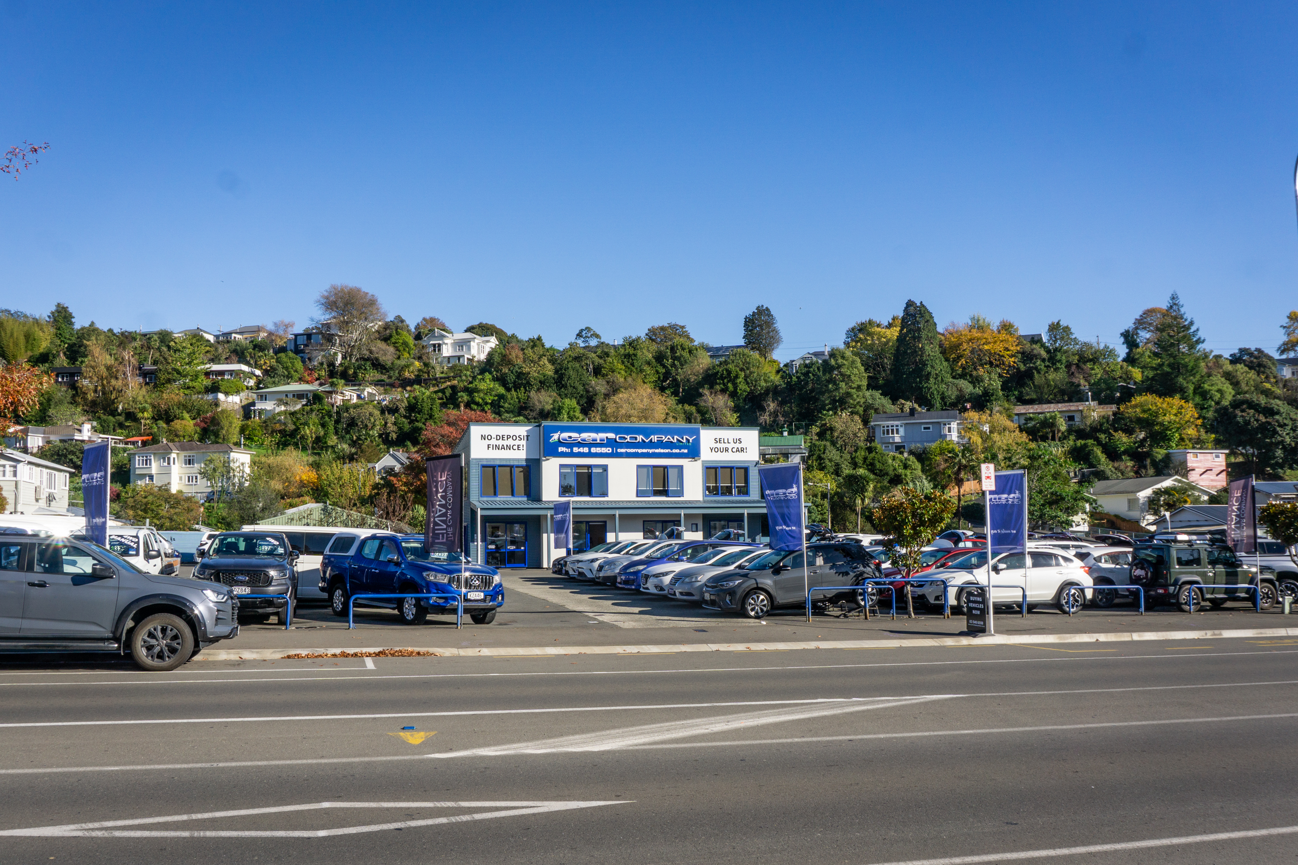 The Car Company, Nelson, New Zealand, used car dealership at 202 Rutherford Street, Nelson.